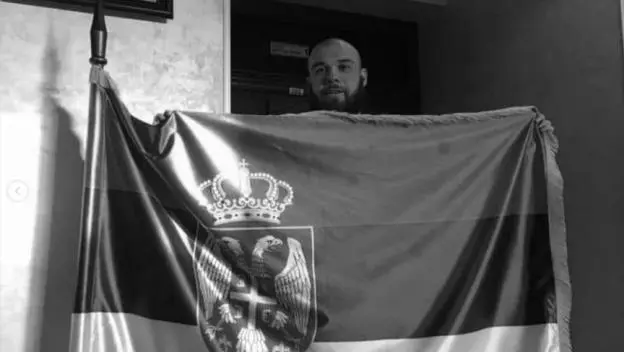 Foto: Instagram printscreen/grobari.official.rs navijač partizana